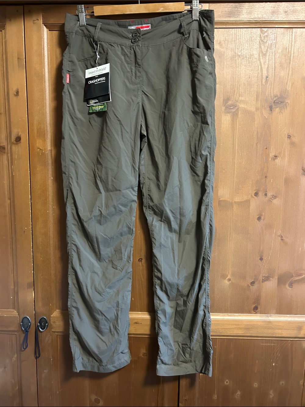 NWT  Craghoppers NL Pro Lite Trousers (NosiLife Pro Lite Trs) UK12 US8 - Olive